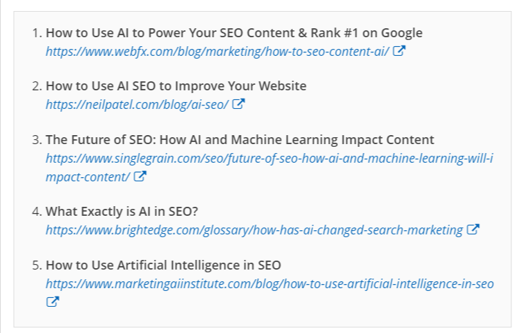 AI in SEO title tags