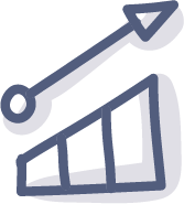 Bar Graph Trending Up