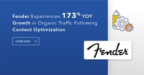 Fender's Organic Search Traffic Surges 173% YOY Thanks to seoClarity - Featured Image
