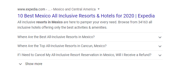 FAQ Schema Example connected  the Google SERP. Commonly asked questions look  beneath  the SERP listing, which allows the idiosyncratic    to click and find   accusation  without leaving the results page. 