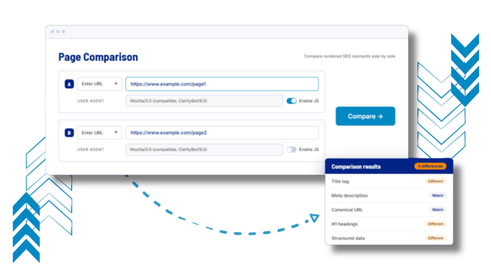Page Comparison Product Page Image