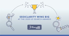 seoClarity Wins Big at 2020 US Search Awards - Featured Image