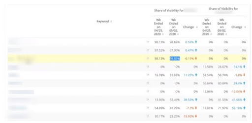 Visibility Share Metric