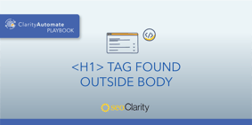 H1 Tag Found Outside Body - Featured Image