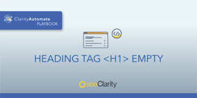 Heading Tag H1 Empty - Featured Image