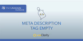 Meta Description Tag Empty - Featured Image