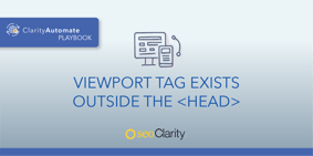 Viewport Tag Exists Outside the Head Element - Featured Image
