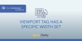 Viewport Tag Has a Specific Width Set - Featured Image