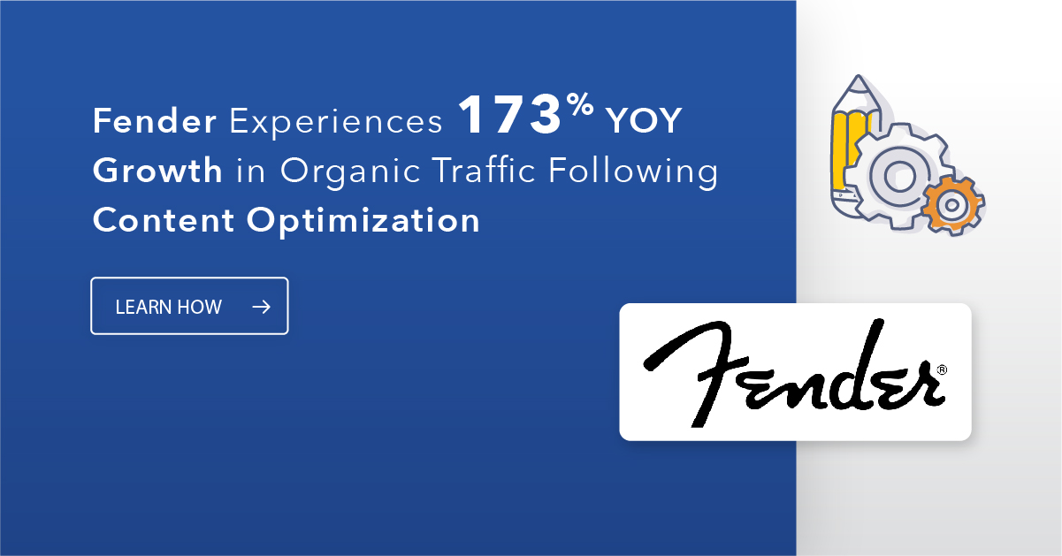 Fender's Organic Search Traffic Surges 173% YOY Thanks to seoClarity